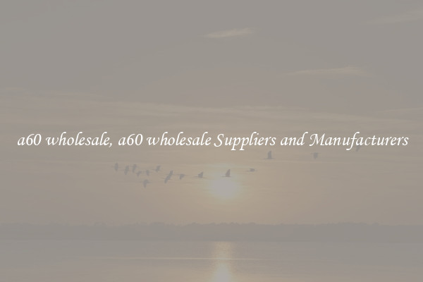 a60 wholesale, a60 wholesale Suppliers and Manufacturers
