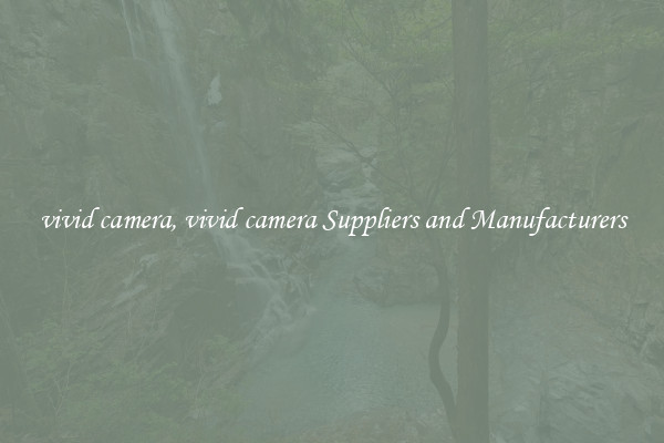 vivid camera, vivid camera Suppliers and Manufacturers