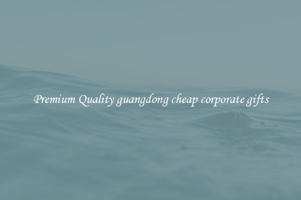 Premium Quality guangdong cheap corporate gifts
