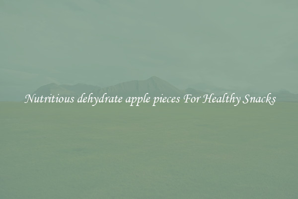 Nutritious dehydrate apple pieces For Healthy Snacks