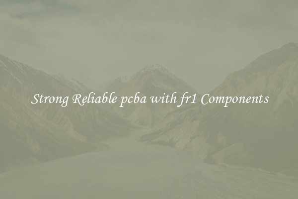 Strong Reliable pcba with fr1 Components