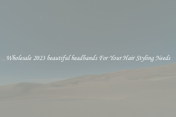 Wholesale 2023 beautiful headbands For Your Hair Styling Needs