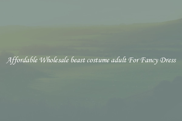 Affordable Wholesale beast costume adult For Fancy Dress
